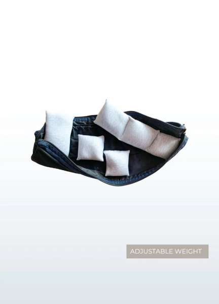 CalmDesign bæltetaske med vægtposer – fleksibel tyngdetaske med justerbar vægt

