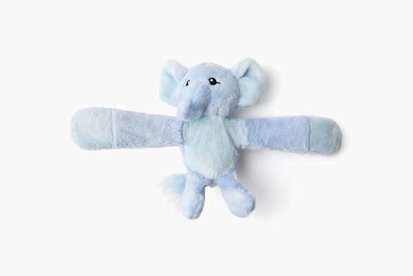 Elefant bamse med lange arme og ben, fleksibel tøjbamse i blødt plys til børn