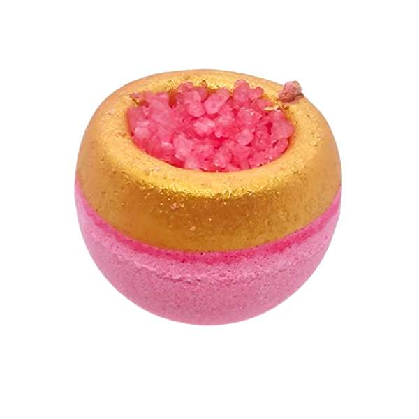 Krystal-badebomber, 6 stk. i pakke, i den pink