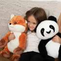 Barn krammer Ræven Forrest og panda – bløde tyngdebamser

