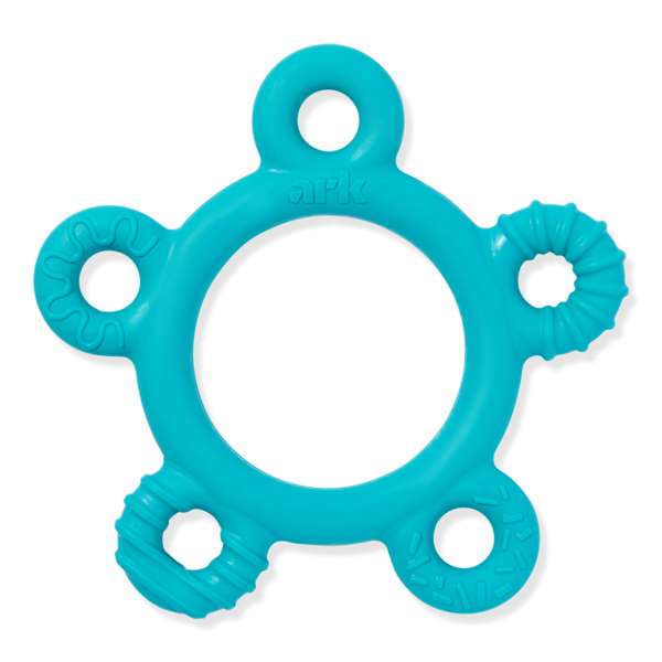 ARK Donut Baby Chew Ring turkis – baby bidering til gummer, motorik og sansestimulering

