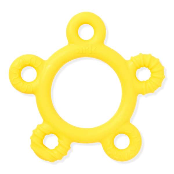 ARK Donut Baby Chew Ring gul – bidering til baby til lindring af ømme gummer og oral stimulering

