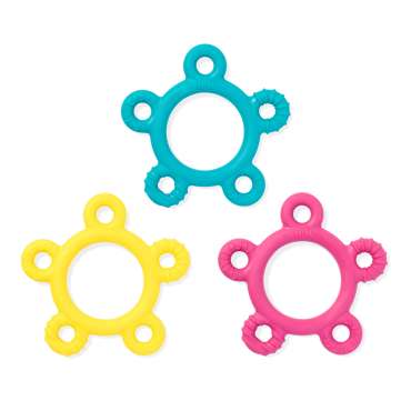 ARK Donut Baby Chew Ring i flere farver – bidering til baby med fokus på tandfrembrud og sansestimulering

