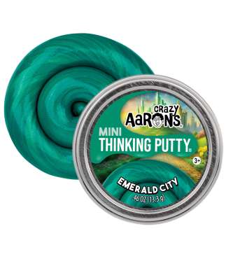 Crazy Aaron’s Thinking Putty – Emerald City (metalgrøn)