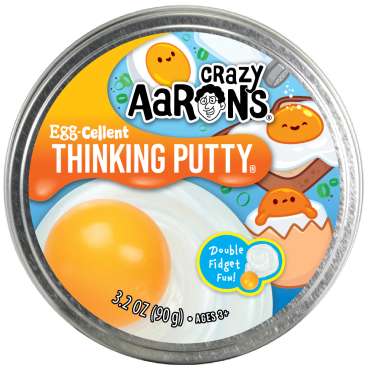 Crazy Aaron’s Thinking Putty Egg-Cellent – sjov putty med æggetema til sanselig leg

