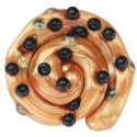 Thinking Putty Brown Sugar Boba close-up – strækbar putty med sorte perler til taktil stimulering

