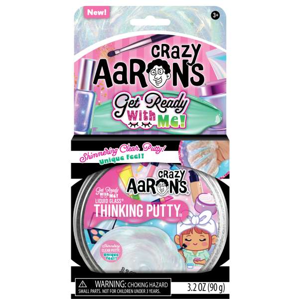 Crazy Aaron’s Thinking Putty Get Ready With Me emballage – sanseligt fidgetlegetøj

