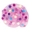 Thinking Putty Blooming Botanicals close-up – transparent putty med farverige elementer til sanselig leg

