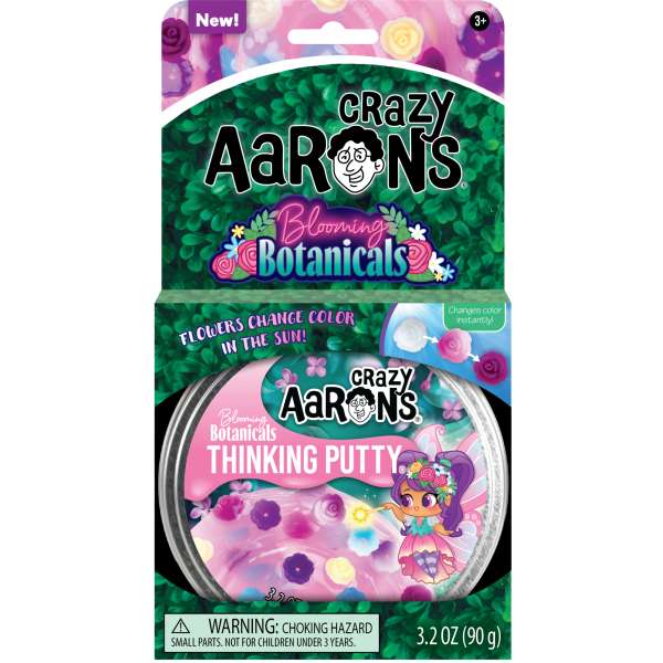 Crazy Aaron’s Thinking Putty Blooming Botanicals – farverig putty med blomsterinspirerede detaljer

