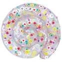Thinking Putty BFF close-up – transparent putty med farverige perler til taktil stimulering

