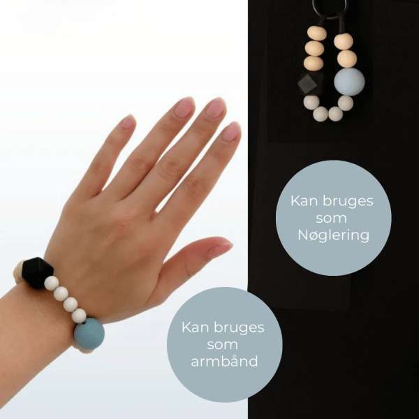 CalmBeads 2-i-1 armbånd og nøglering