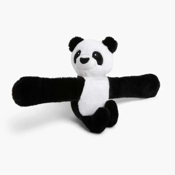 Panda bamse med ekstra lange arme og ben, fleksibel krammebamse i blødt plys

