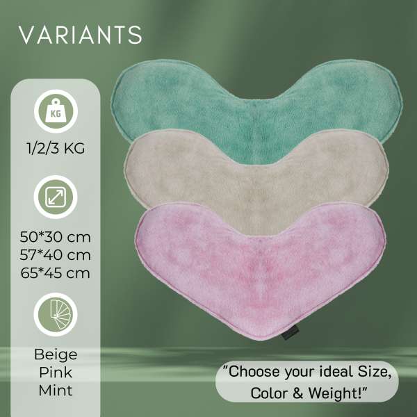 Tyngdepude til skulder og lår, 1kg