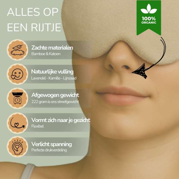 Øjenpude med tyngde