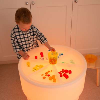 tickit Sensory Mood Discovery Table med lys – sanselig aktivitet med farver og former


