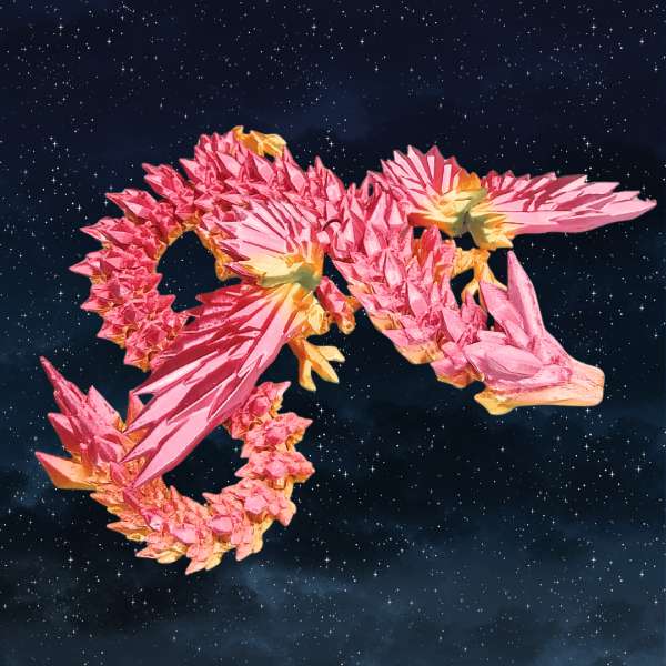 Dragen i luften med vinger spredt, klar til at tage flugten med dynamisk bevægelse

