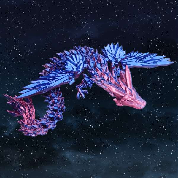 Drakliths drage med vinger 