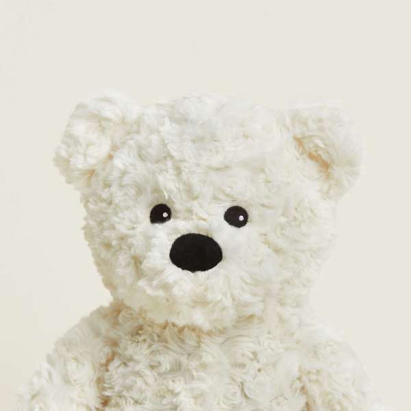 Sansebamse Warmies® bjørn, cremefarvet