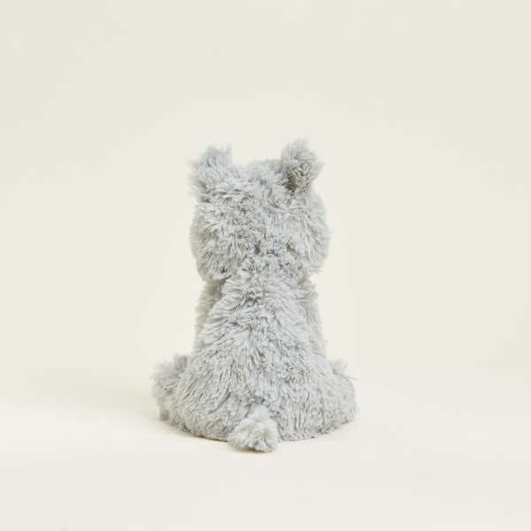 Sansebamse Warmies® siddende husky  bagfra