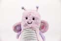 Sansebamse Warmies® lyserød sommerfugl