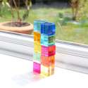 
tickit Gem Cubes stablet tårn – transparente klodser til byggeri og visuel stimulering

