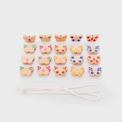 tickit® Sommerfugleperler i træ