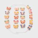 Tickit sommerfugleperler i træ – farverige perler med dyremotiver


