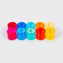 Tickit Gem Circles i flere farver – transparente byggeklodser


