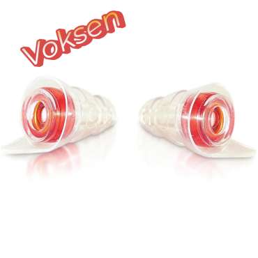 Earjobs™ MusicMate® High Fidelity Music ørepropper – voksen, ergonomisk design til optimal pasform.

