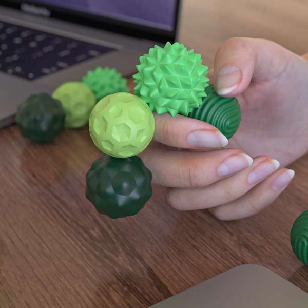 Magnetiske fidget sansebolde