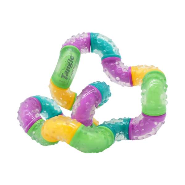 Tangle BrainTools Think i farverige led – sansestimulerende fidget til børn og voksne

