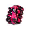 Tangle Jr. Masterpiece i Stria i farven sort og pink – fleksibelt og drejeligt fidget


