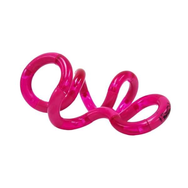 Palm Tangle Classic pink – fleksibel fidget til motorisk stimulering og sanselig regulering

