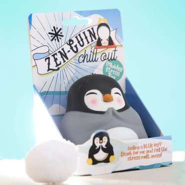Zenguin pingvin fidget – antistress klemmedyr til børn og voksne.

