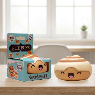 Kanelsnegl fidget – antistress klemmedyr