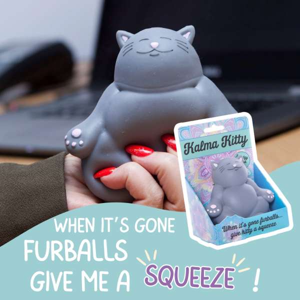 Karma Kitty fidget med emballage – stressbold formet som kat


