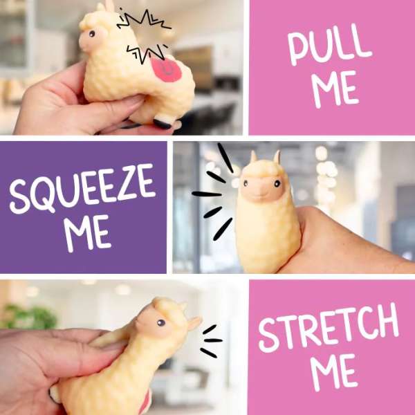 
Karma Lama klemmedyr – squeeze og stretch antistress legetøj

