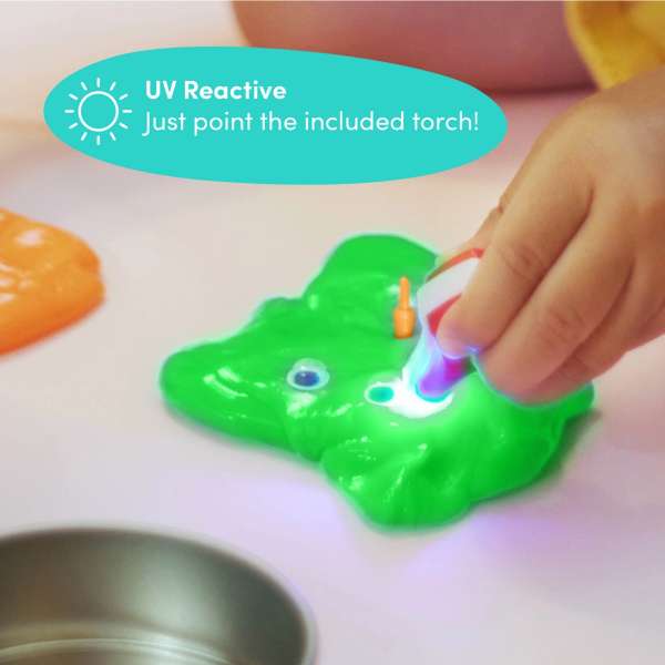 Farveskiftende putty, sæt med 6 stk