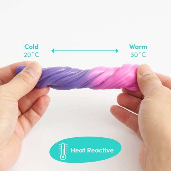 Farveskiftende putty, sæt med 6 stk