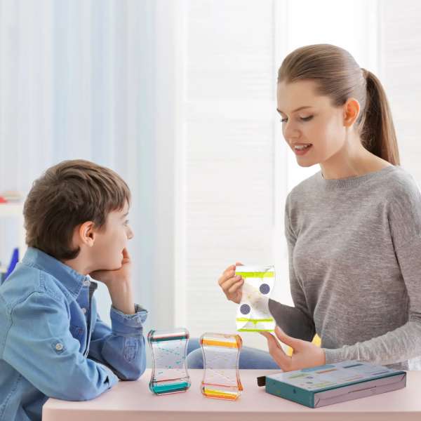 Zig-zag sanse-timeglas, 3 stk. i sæt 