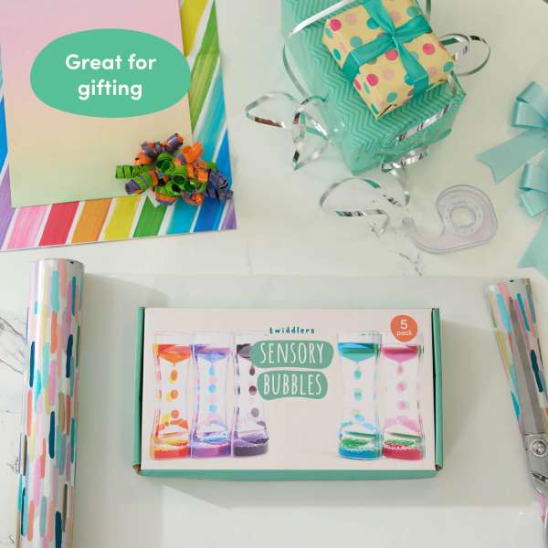 Mini sanse-timeglas, sæt med 5 stk.