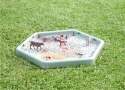 6-kantet bakke til tuff tray sanse-legebord 