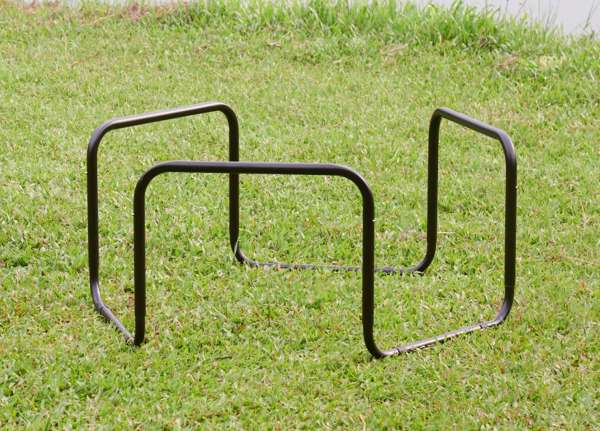 Stel til 6-kantet tuff tray – stabilt metalstel til sanse-legebord


