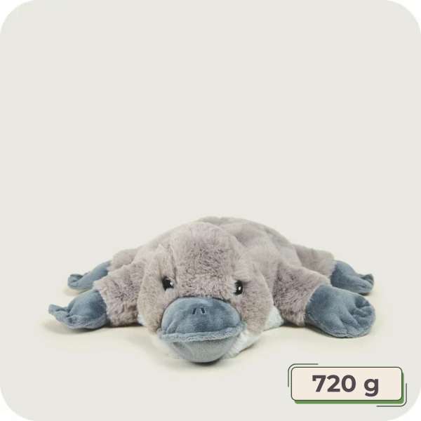 Sansebamse Warmies® Næbdyr – blød og varmende bamse til kram og afslapning.

