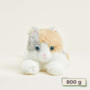 Sansebamse Warmies calico kat 800 g – blød varmepude bamse


