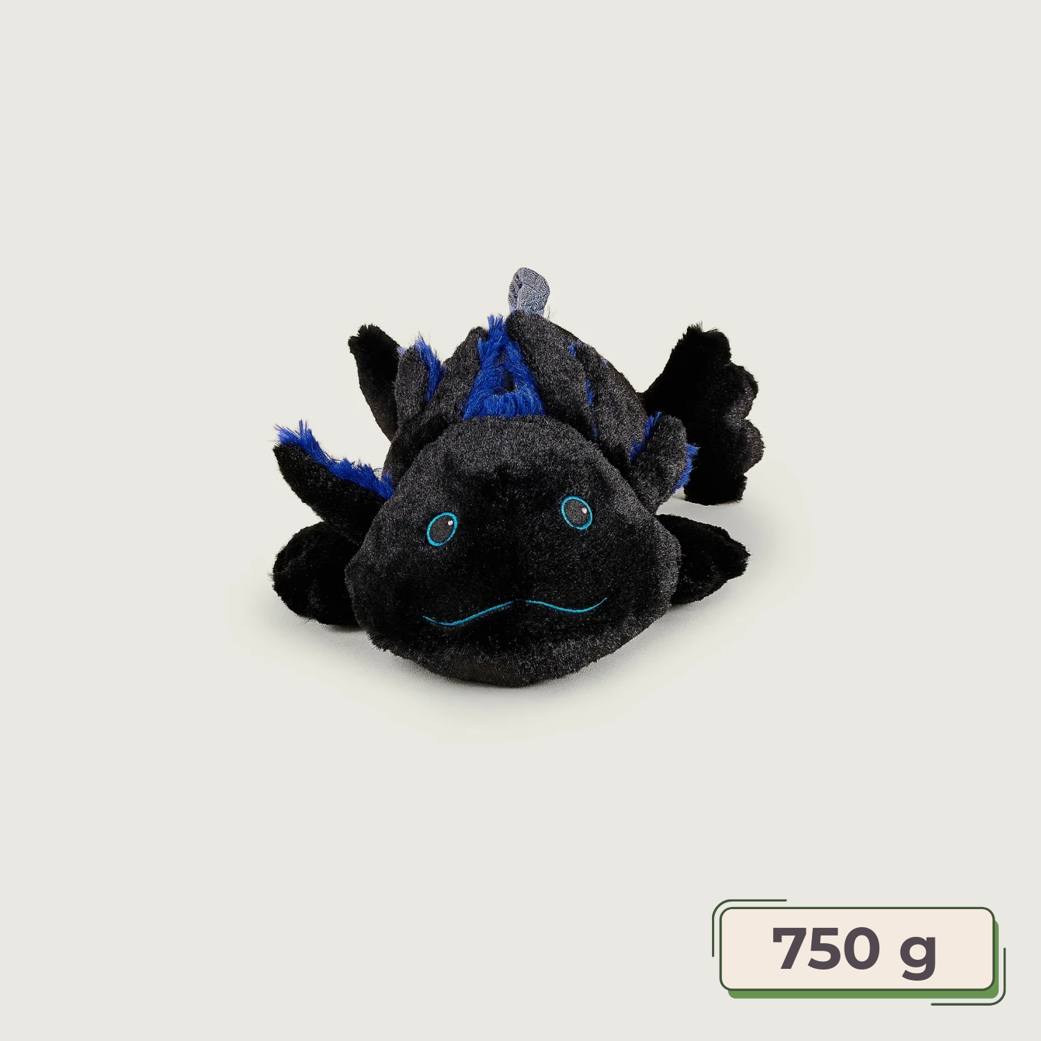 Sansebamse Warmies sort axolotl