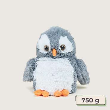 Sansebamse Warmies grå ugle 750 g – blød varmepude bamse


