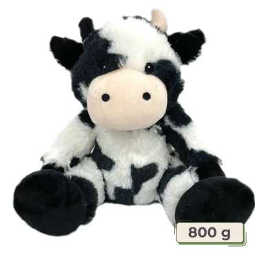 Ko sansebamse – blød og sensorisk bamse til kram, leg og beroligende sanseoplevelser for børn.

