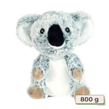Koala sansebamse – blød og taktil bamse med grå pels, perfekt til kram, sanseleg og beroligende oplevelser for børn.

