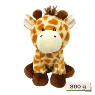 Giraf sansebamse med tyngde 800 g – blød og beroligende bamse til børn med sensoriske behov


